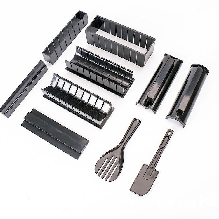 10-Piece Sushi Making Kit - Black