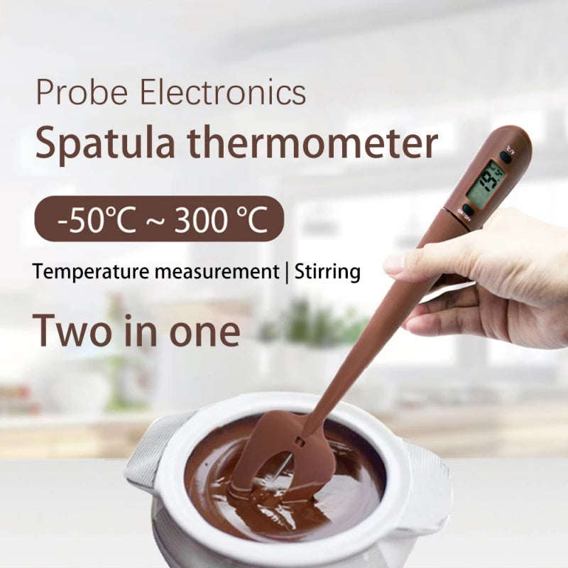 Digital Thermometer Silicone Spatula