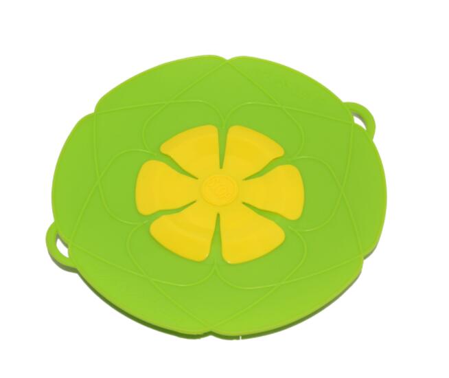 Green spill stopper lid