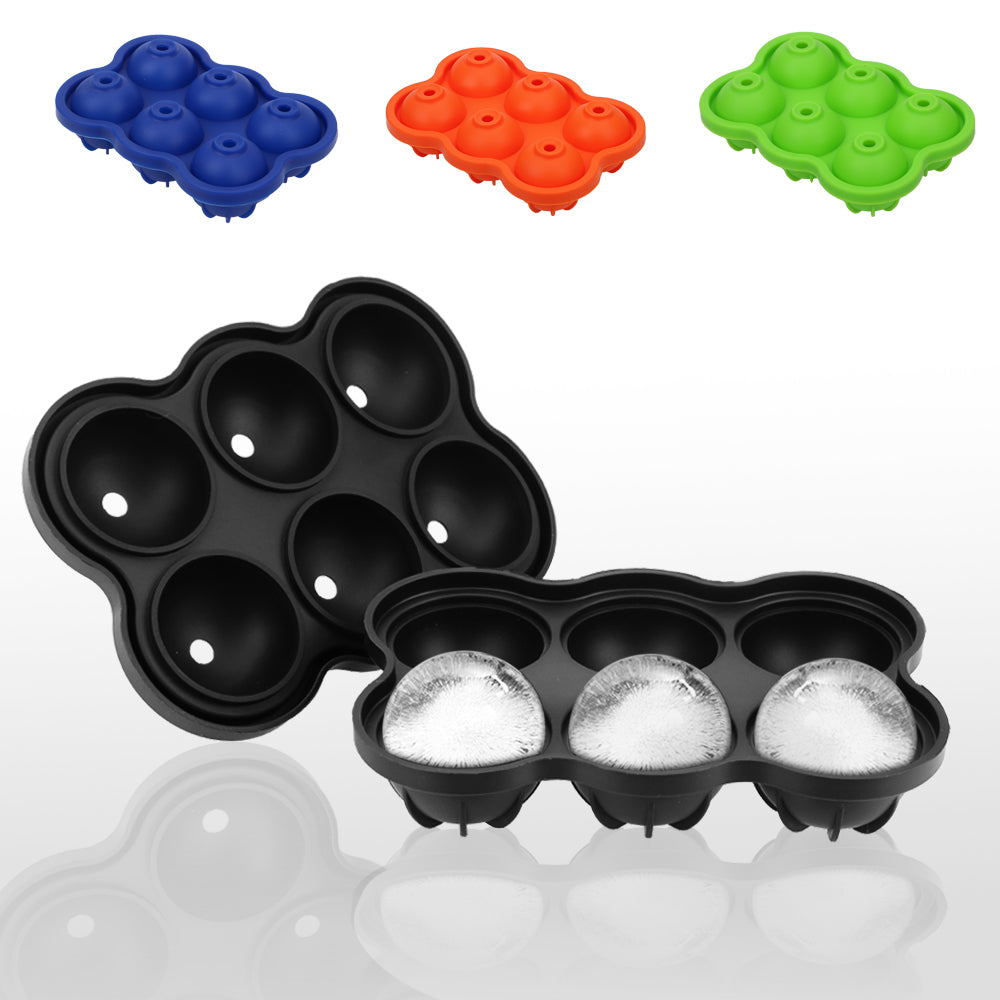 6-Cell Silicone Ice Sphere Mold
