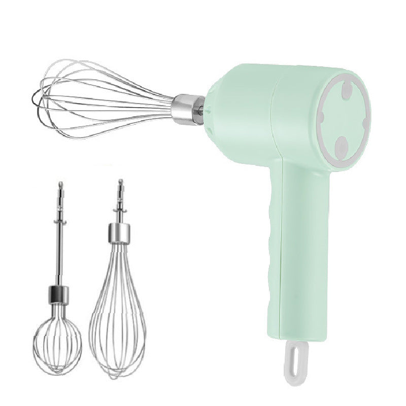 Mini hand mixer in green