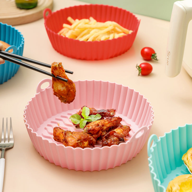 Reusable Silicone Air Fryer Liners, 2-Pack