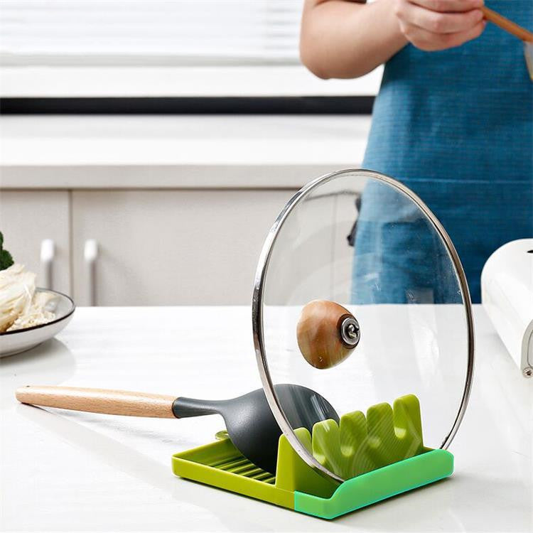 4-Slot Spoon Rest & Lid Holder