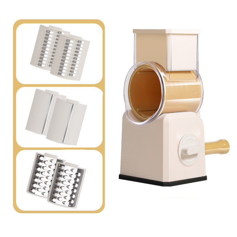 Effortless Multi-Function Rotary Slicer & Grater