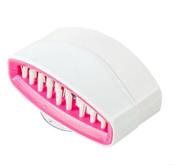 Suction Cup Cutlery & Knife Cleaning Brush - Pink