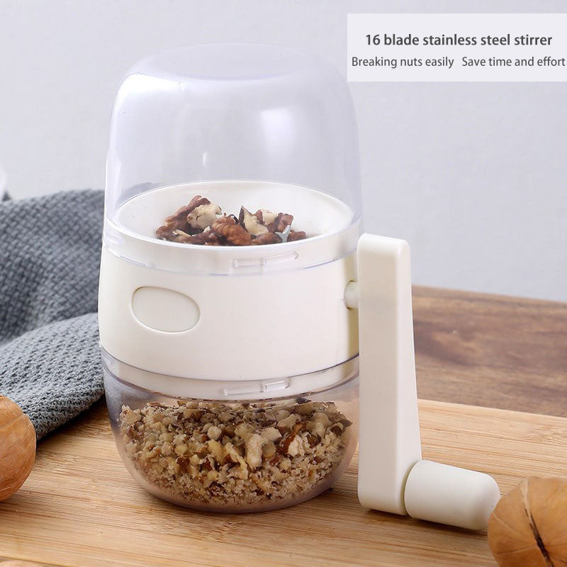 Hand-Crank Nut & Garlic Chopper