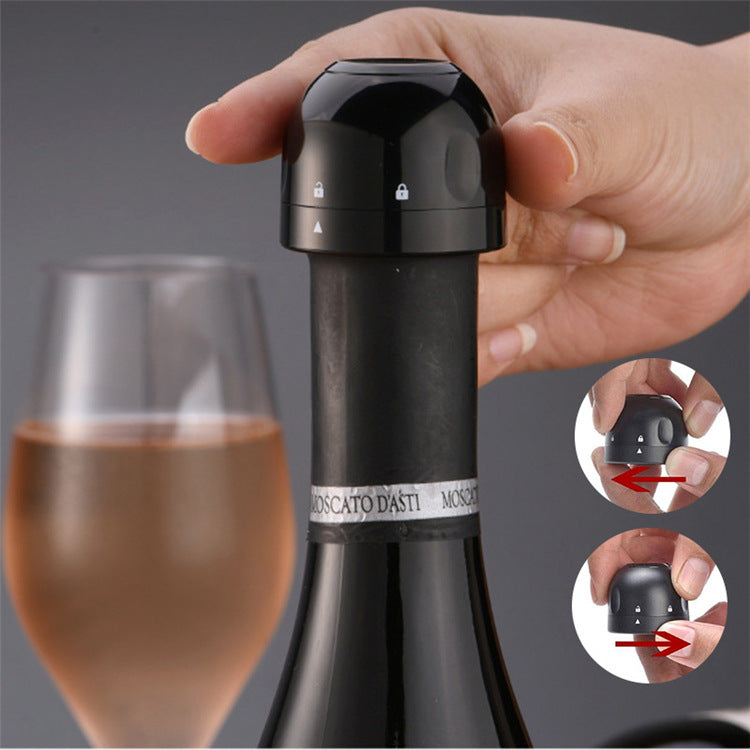 Twist-Lock Wine & Champagne Stoppers, 2-Pack