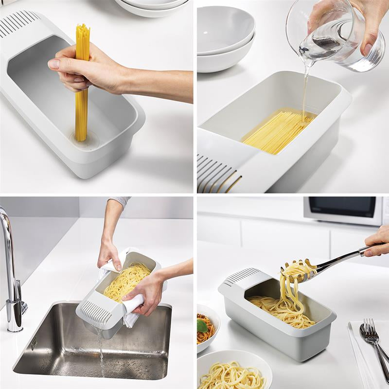 Microwave Pasta Cooker with Strainer Lid