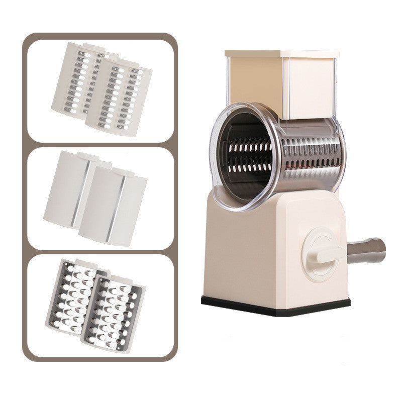Effortless Multi-Function Rotary Slicer & Grater