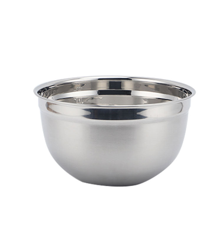 Multifunctional stainless steel salad bowl