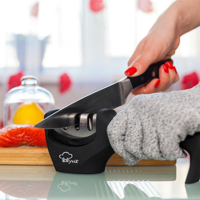 3-Stage Pull-Through Knife Sharpener