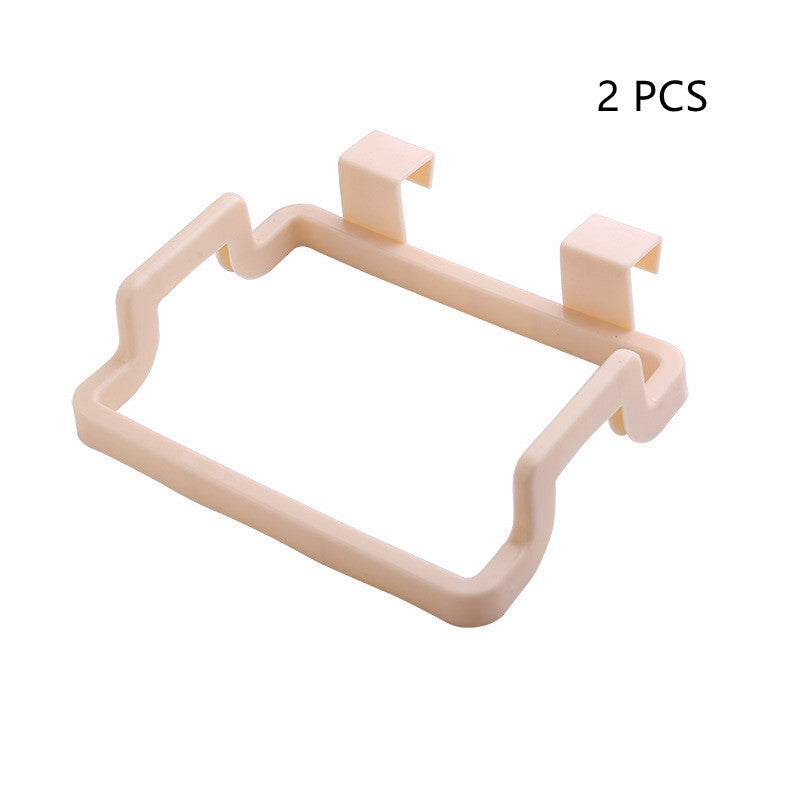 Over-the-Door Bin Bag Holder, 2-Pack - Beige