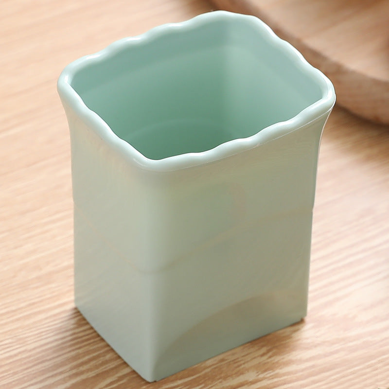 Cup-Style Banana & Egg Slicer - Green