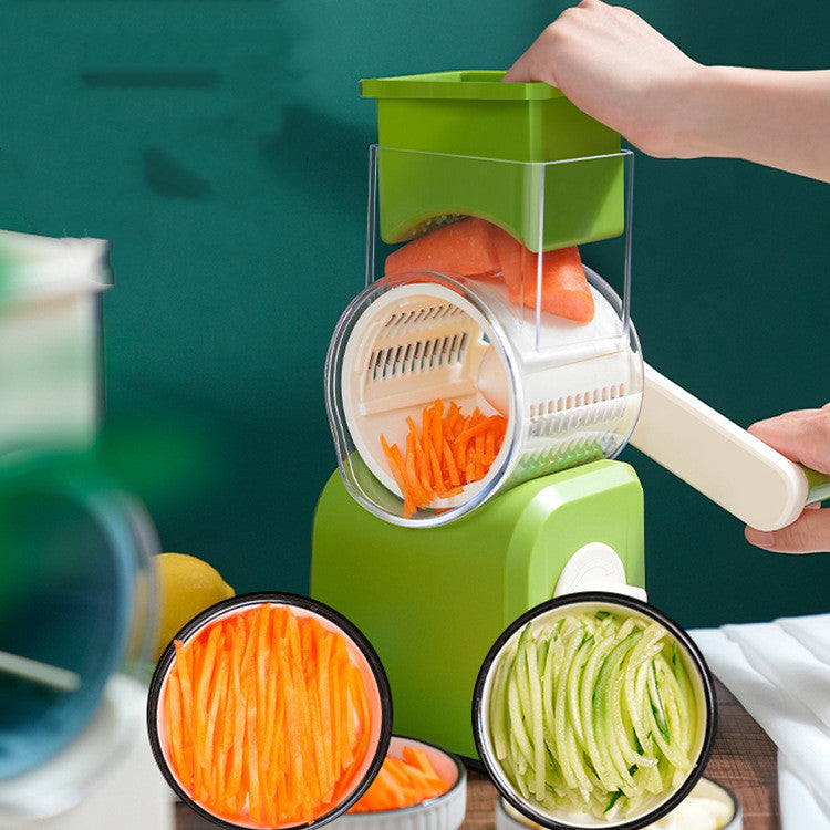 Effortless Multi-Function Rotary Slicer & Grater