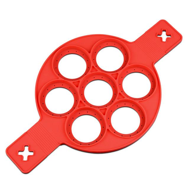 7-Cavity Silicone Pancake & Egg Mold