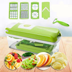multi-functional vegetable slicer & mandoline set.