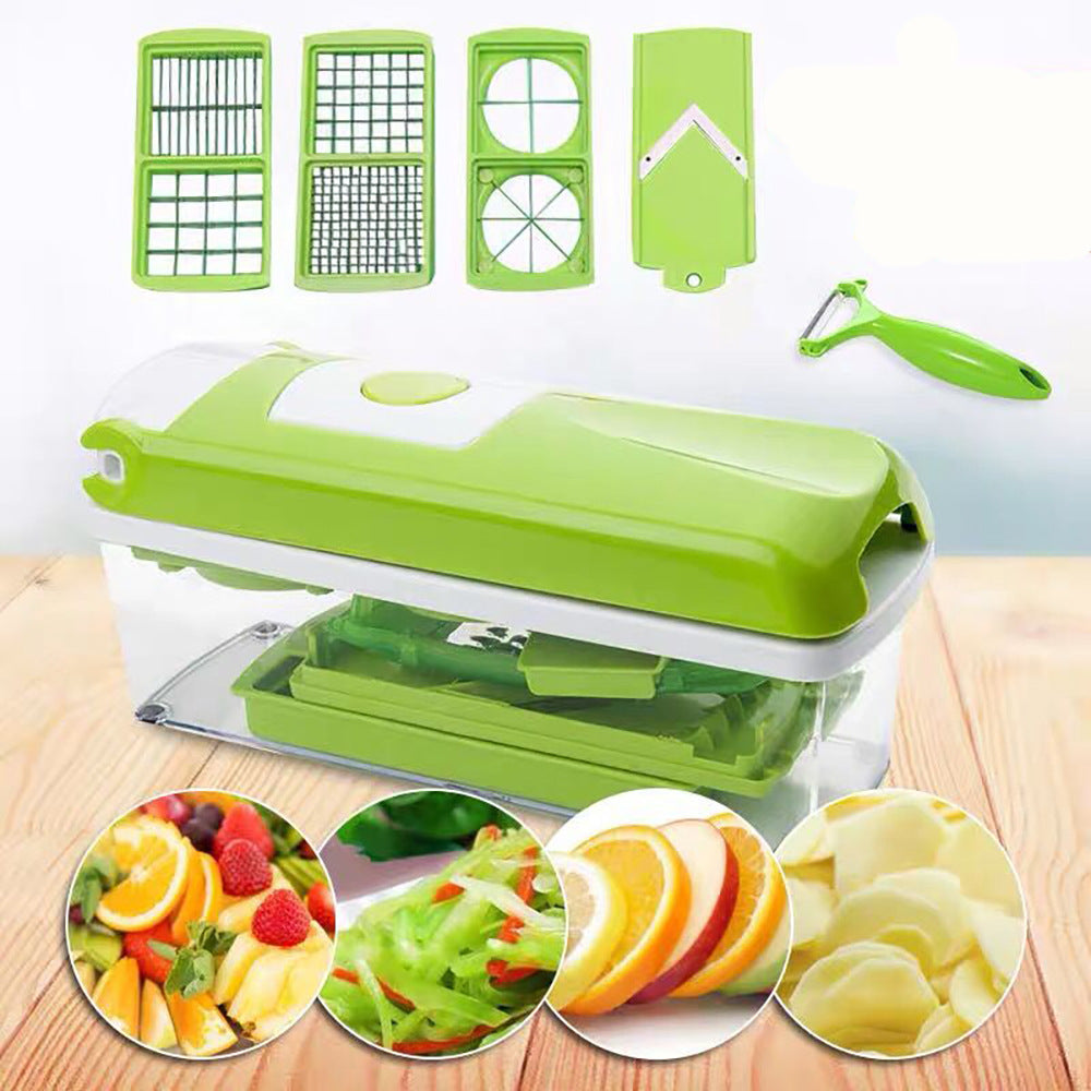 multi-functional vegetable slicer & mandoline set.