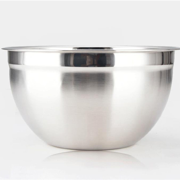 Multifunctional stainless steel salad bowl