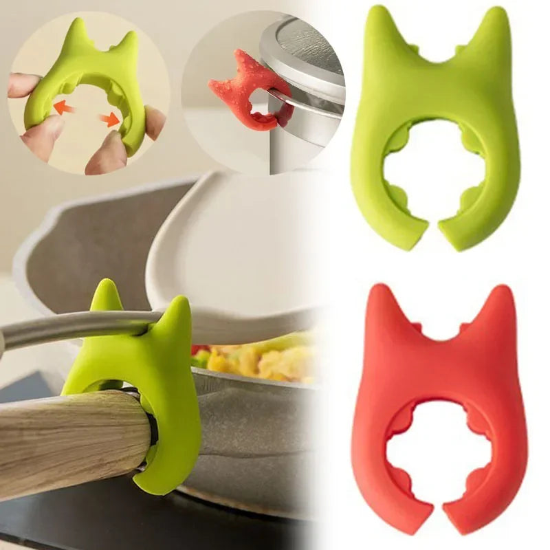 Clip-On Pot Rim Spoon Holder