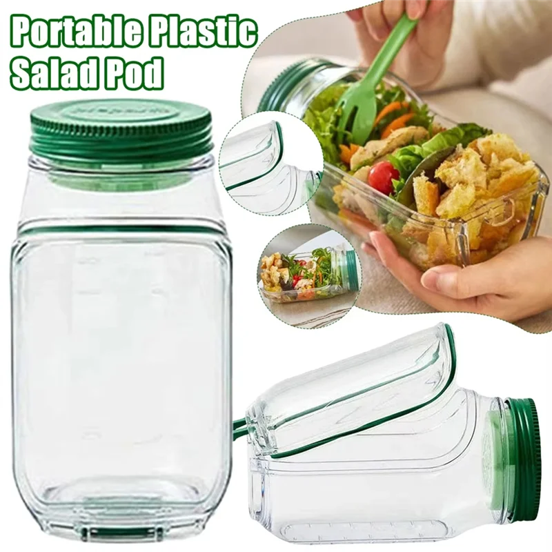 Portable Plastic Salad Pod