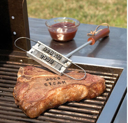 Personalised BBQ Branding Iron with 55 Letters