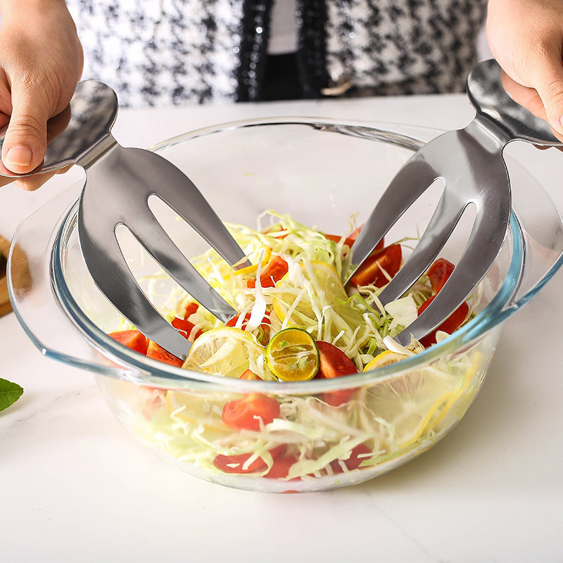 Stainless Steel Salad Hands, Pair