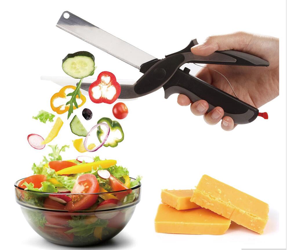 2-in-1 Knife & Cutting Board Food Shears