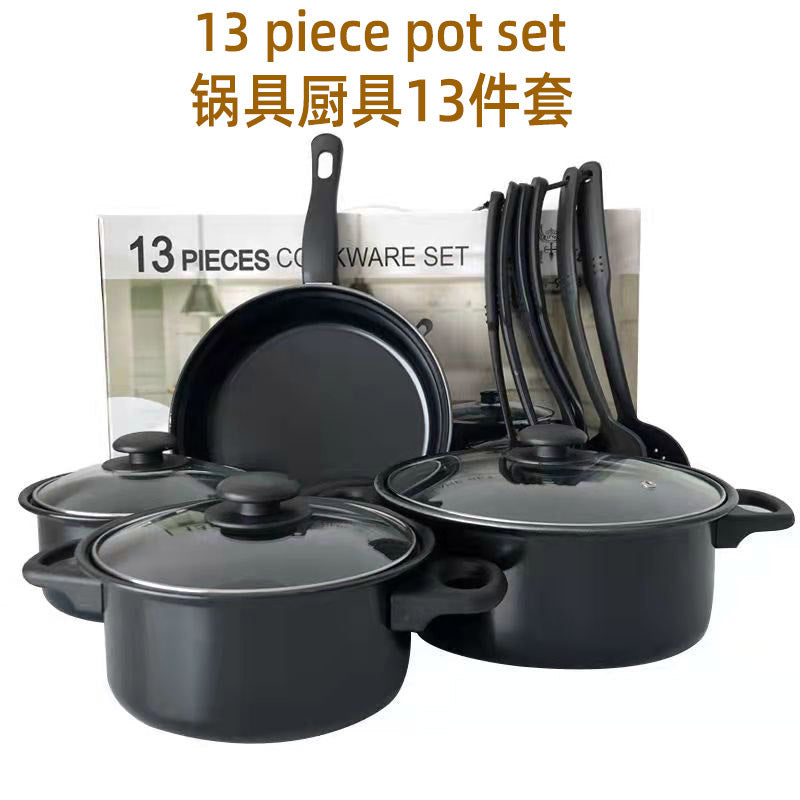 13-piece Suit Non-stick Frying Pan