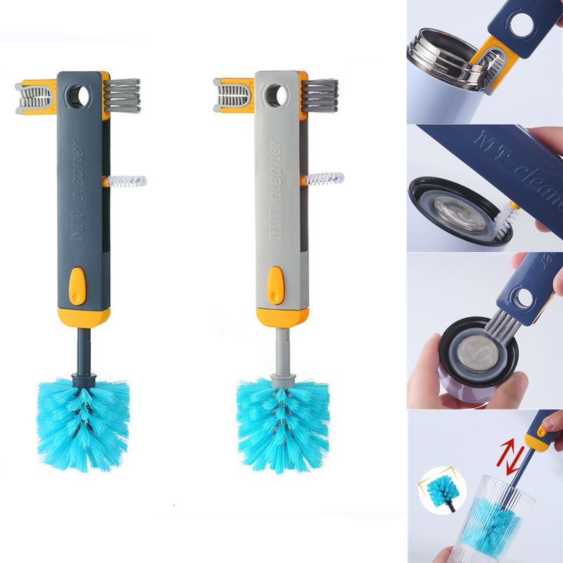 4-in-1 Bottle, Cup & Lid Cleaning Brush