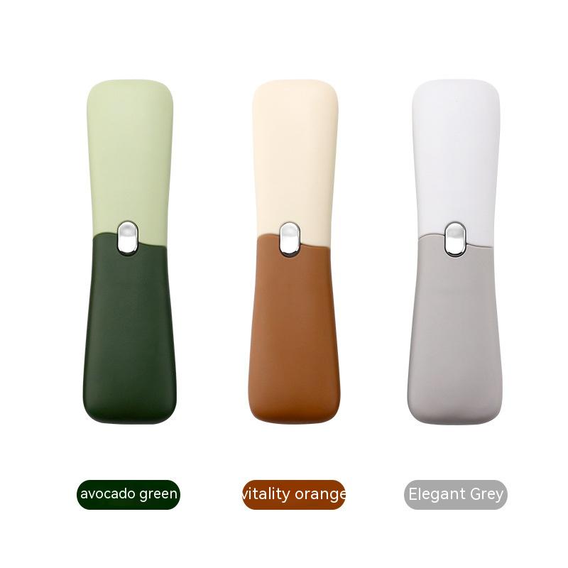 2-in-1 stainless steel peeler, avocado green