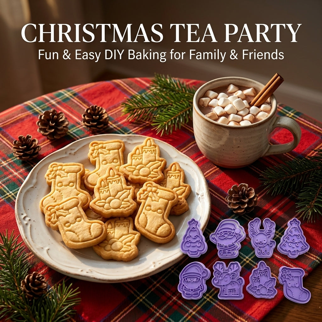 Christmas cookie cutter and stamp set