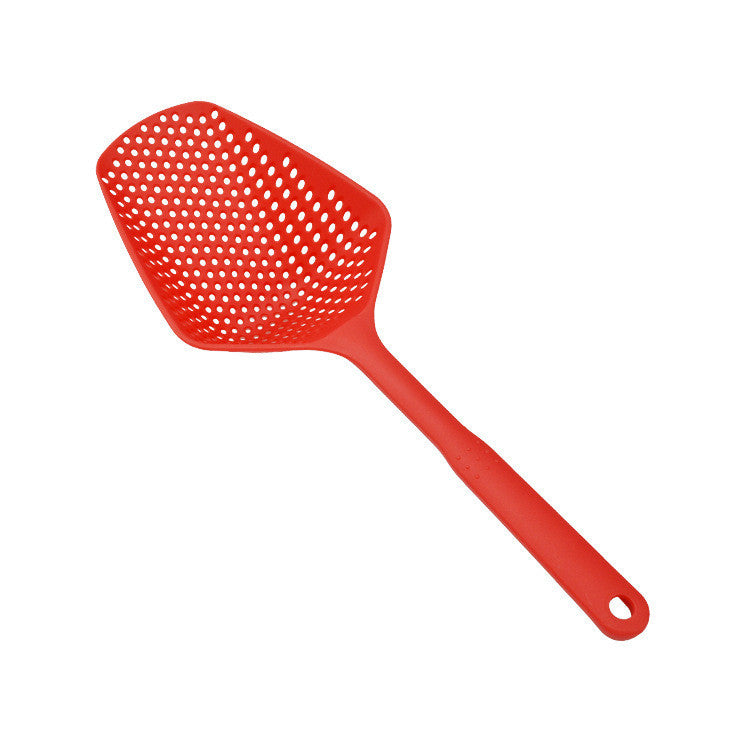 Large Nylon Slotted Skimmer Scoop - Red