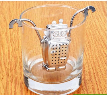Robot Loose-Leaf Tea Infuser with Drip Tray