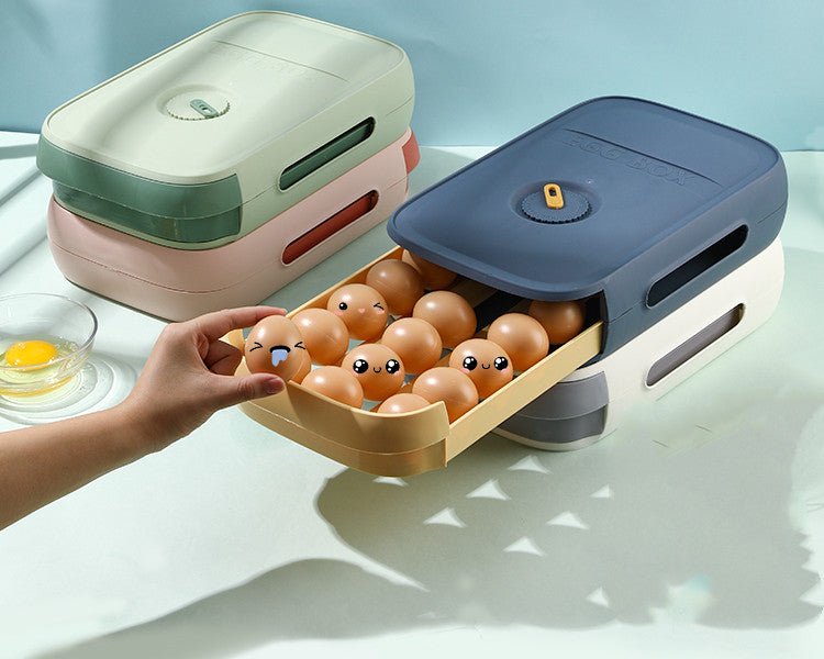 Rolling Egg Storage Drawer for the Fridge