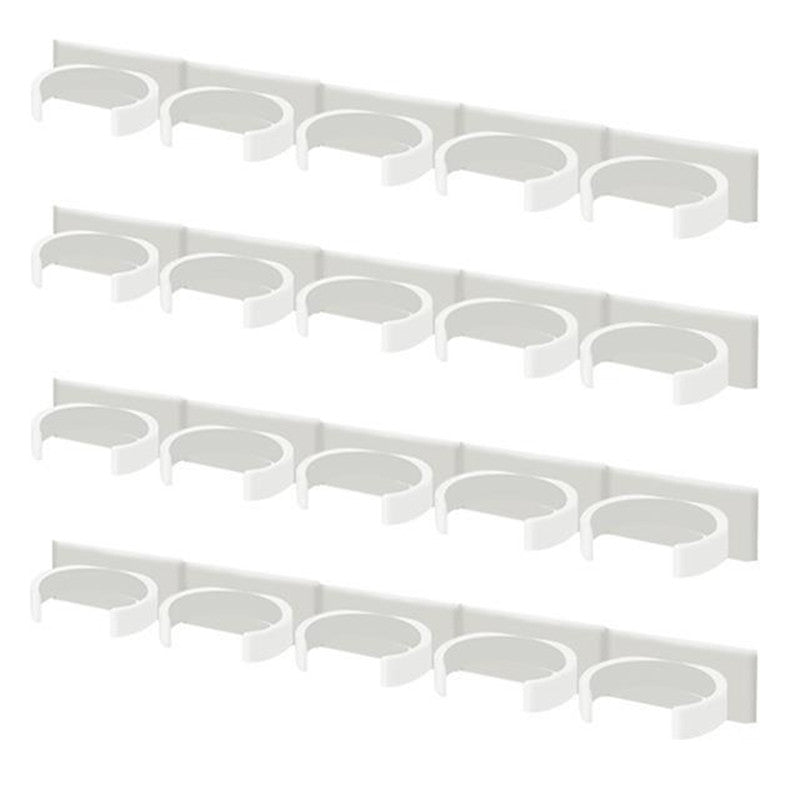 Cabinet door hanging spice jar rack, 4-piece set