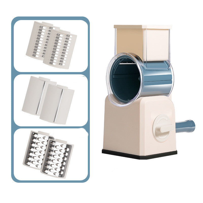 Effortless Multi-Function Rotary Slicer & Grater