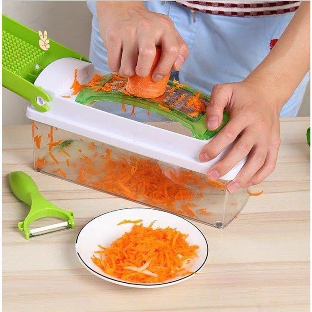multi-functional vegetable slicer & mandoline set.