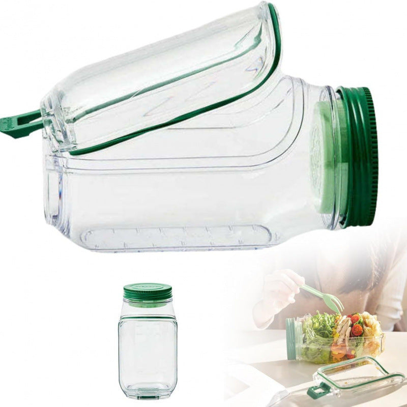Portable Plastic Salad Pod
