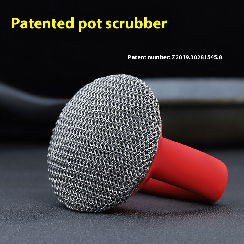 Stainless Steel Wok & Pot Scrubbing Brush