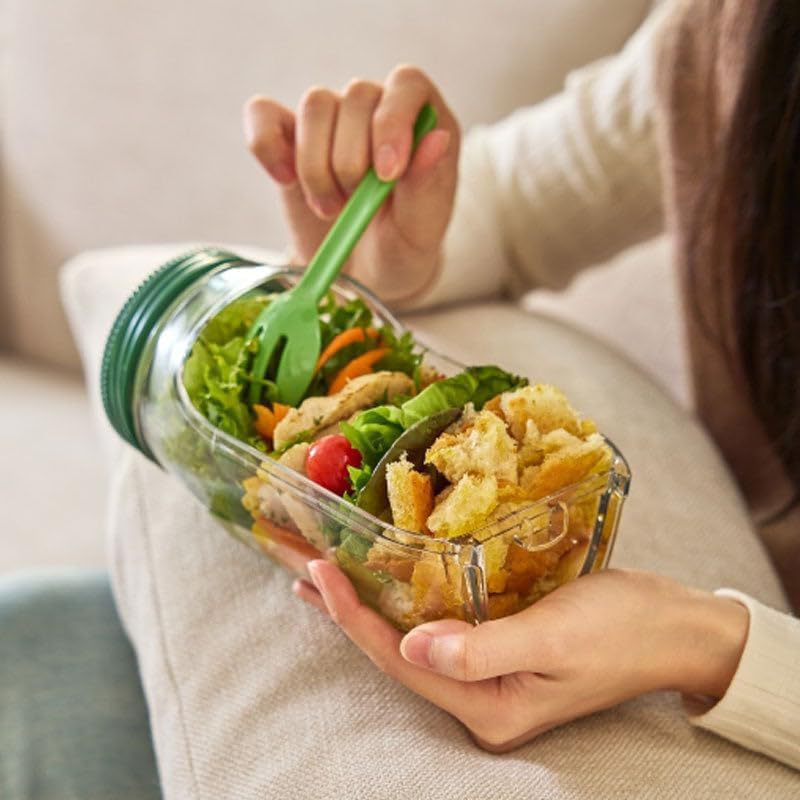 Portable Plastic Salad Pod