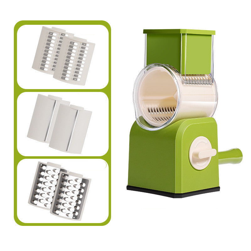 Effortless Multi-Function Rotary Slicer & Grater